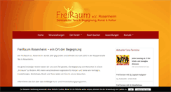 Desktop Screenshot of freiraum-rosenheim.de
