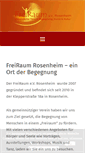 Mobile Screenshot of freiraum-rosenheim.de