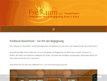 Tablet Screenshot of freiraum-rosenheim.de
